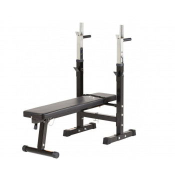 Скамья со стойками под штангу DFC складная DBCH2B