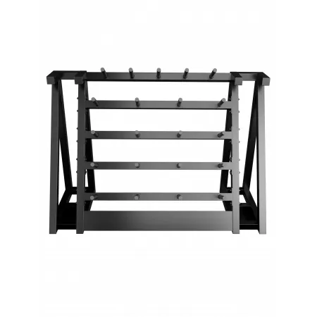Стойка для хранения штанг для аэробики (бодипампов) BRONZE GYM 190х55х128,на 20 шт.