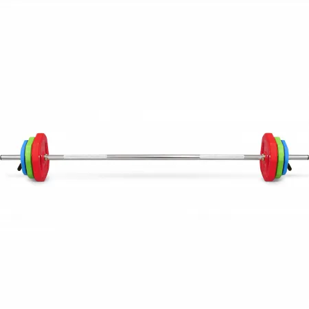 Штанга для аэробики BRONZE GYM БОДИПАМП (гриф, весовые диски 2x1,25кг, 2x2, 5кг, 2x5кг, пара замков)