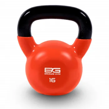 Гиря BRONZE GYM в виниловой оболочке 16 кг