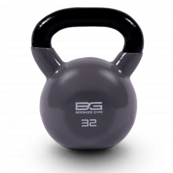 Гиря BRONZE GYM в виниловой оболочке 32 кг