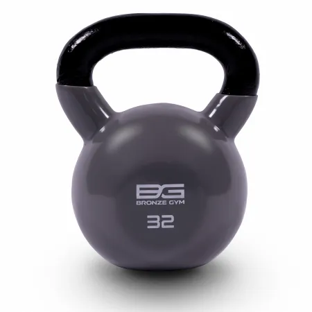Гиря BRONZE GYM в виниловой оболочке 32 кг