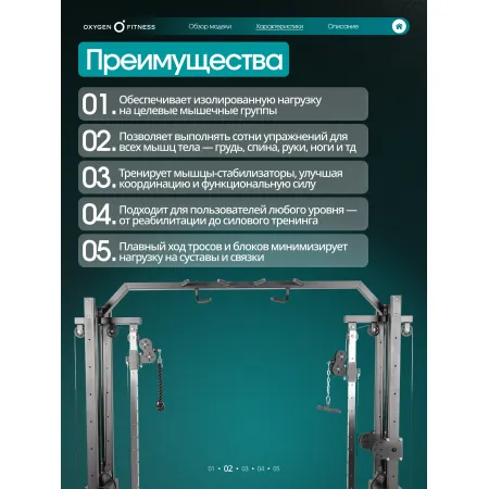 Кроссовер OXYGEN FITNESS VESTON