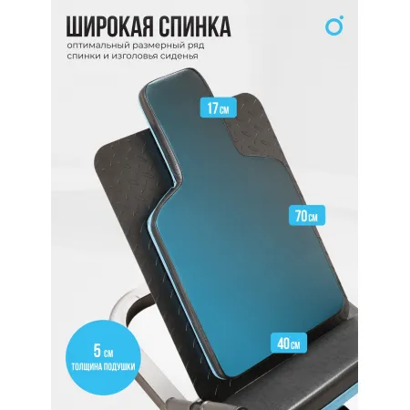 Жим ногами/Гакк-присед OXYGEN FITNESS HADLEY