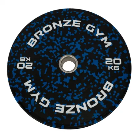 Диск бамперный BRONZE GYM камуфляж синий 20кг