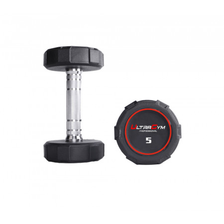 UG1032D. Круглые полиуретановые гантели. Ряд от 42,5 до 50 кг