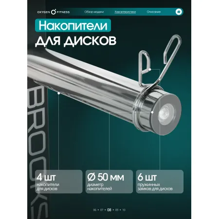 Жим ногами/Гакк-присед OXYGEN FITNESS BROOKS