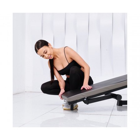 Скамья со стойками под штангу DFC D6453L