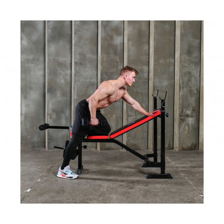 Скамья со стойками под штангу DFC Fytter BEW04R
