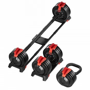 Штанга регулируемая многофункциональная 3 в 1 OXYGEN FITNESS XCROSS 24 кг