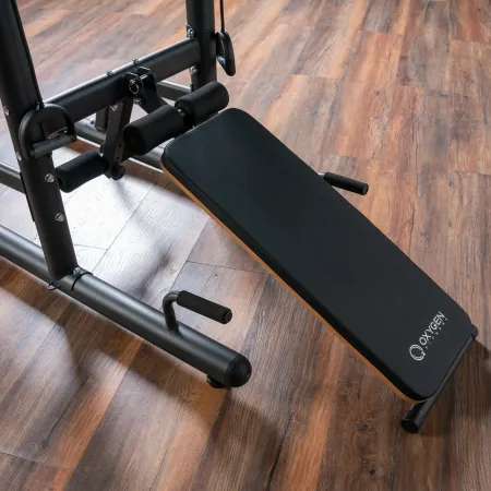 Турник 3 в 1 со скамьей домашний OXYGEN FITNESS LOGAN