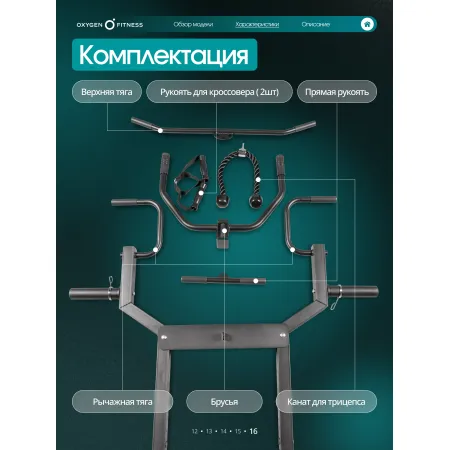 Кроссовер OXYGEN FITNESS VESTON