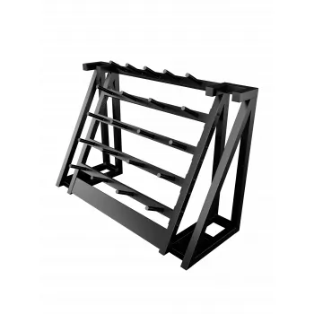 Стойка для хранения штанг для аэробики (бодипампов) BRONZE GYM 190х55х128,на 20 шт.