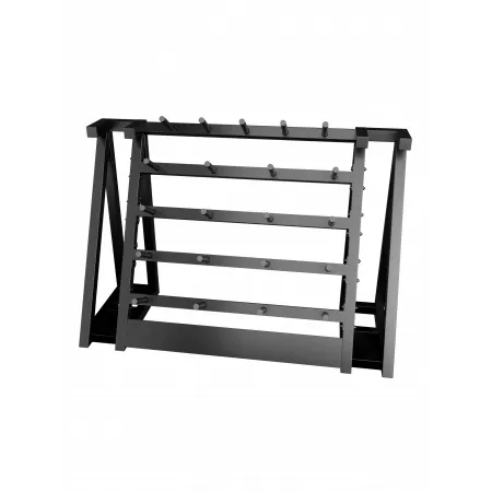 Стойка для хранения штанг для аэробики (бодипампов) BRONZE GYM 190х55х128,на 20 шт.
